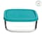Bormioli Frigoverre Squared Food Saver Blue Container 75CL
