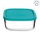 Bormioli Frigoverre Squared Food Saver Blue Container 75CL