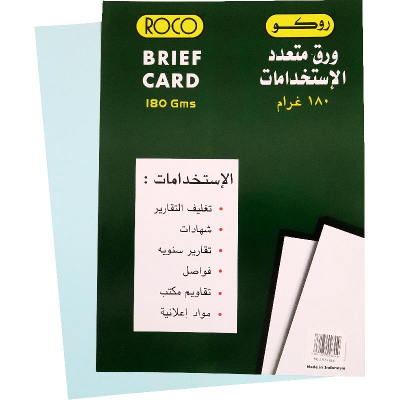 Buy Roco Brief Card, 180 GSM, Green Online | Carrefour KSA