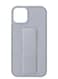 Zolo Finger Grip Holder and standing cover with Car Magnetic Multi-function Shockproof Protective Case Cover For iphone 13 Grey