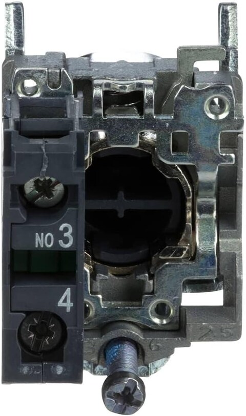 Schneider Signaling Harmony XB4_ Push button, metal, flush, green, &Oslash;22, spring return, unmarked, 1 NO_ [XB4BA31]