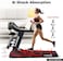 Sparnod Fitness STH-3600: 4 HP Peak DC Motor, 16 Km/H Treadmill, Advanced Console with 12 Pre-set Programs, Comprehensive Massager, Supports 110 Kg User Weight, Hydraulic Foldable, Inbuilt Speakers