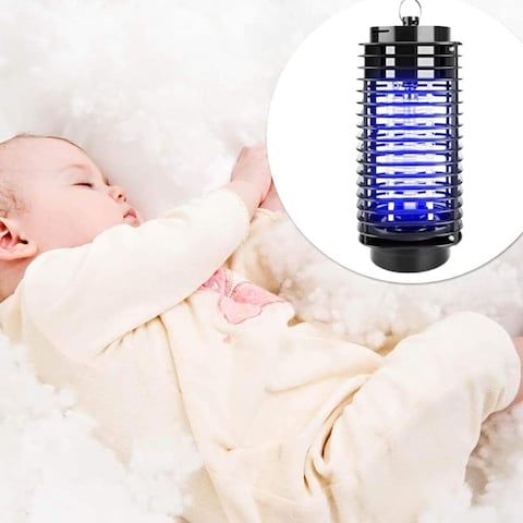 Generic Mosquito Killer Lamp, Electronic Mosquito Lamp For Home, Office, Bedroom, Insect And Fly Killer Machine, Black