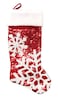Christmas Reversible Sequins Stocking Red 50cm