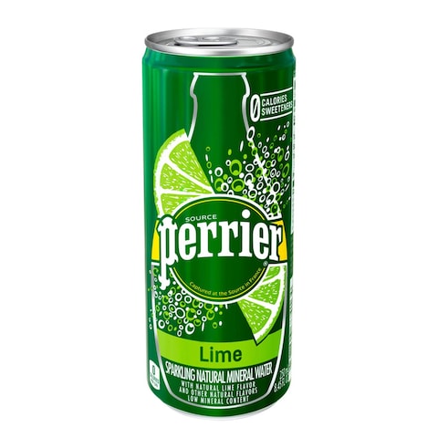 Buy Perier Sparkling Lime Can 250mlx10s in Saudi Arabia