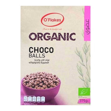 O Flakes Organic Chocolate Balls 375g