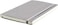 Collins Debden Clementine Grey A5 Slim Ruled Notebook - Flexible Notebook Journal with Soft Touch Leathergrain Cover, 210x126mm