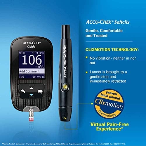 Accu Chek Guide blood glucose monitor + Accu-chek Guide Strip 50S g Glucometer offer