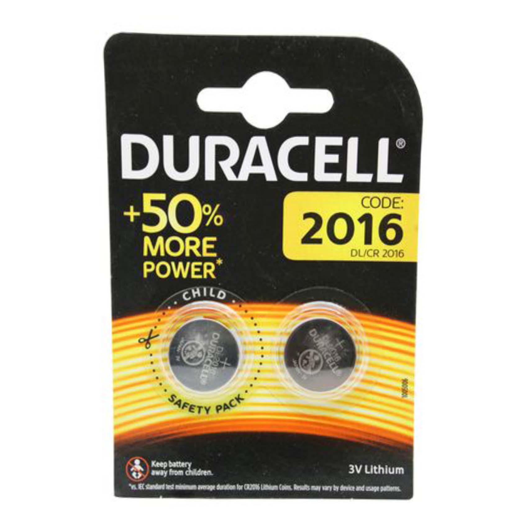 Duracell Lithium 2016 2 pcs