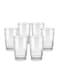Royalford 6-Piece Glass Tumbler Set Clear 240ml