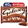 Galaxy smooth milk chocolate bars multipack 40 g x4 + 1 free