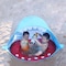 Baby Beach Tent with Pool, Pop Up Beach Play Tents for Toddler or Infant Portable Baby Sun Shelter Tent UV Protection (Pink)