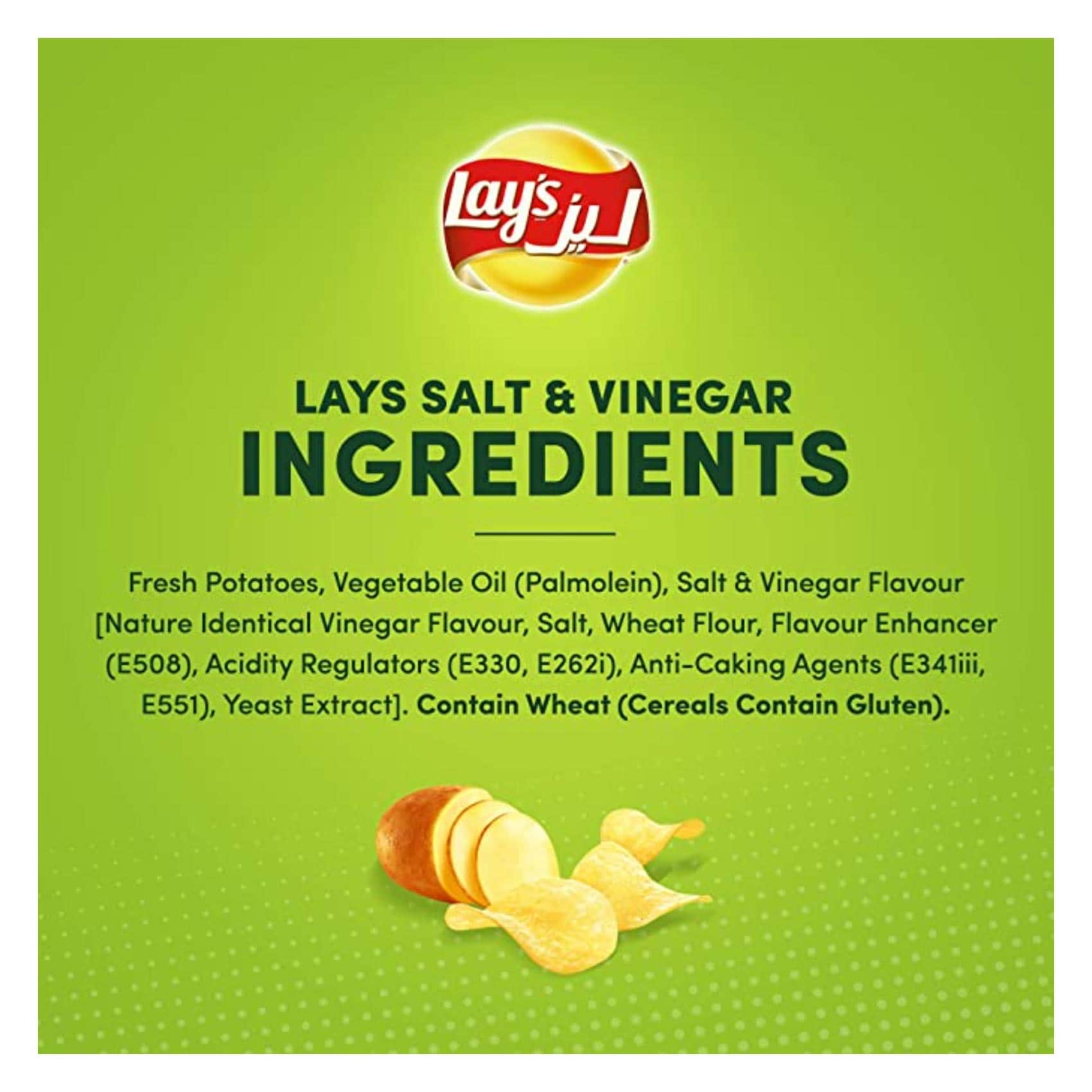 lays salt and vinegar chips nutrition facts