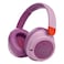 JBL JR460NC Wireless Over-Ear Noise Cancelling Kids Headphones Pink