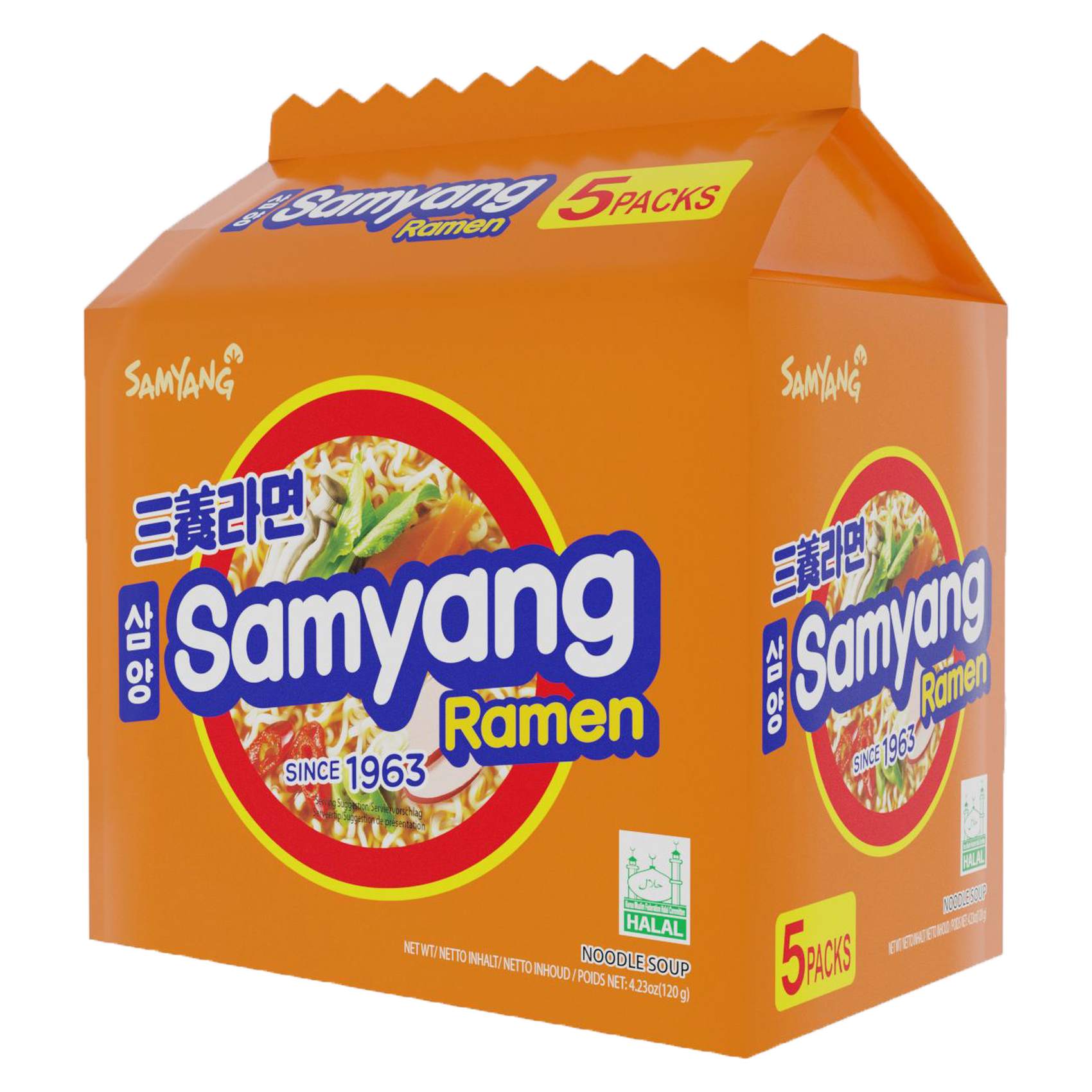 Samyang Ramen Noodles 120g Pack of 5