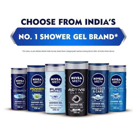 Nivea Energy Body Care Shower Gel for Men - 250ml