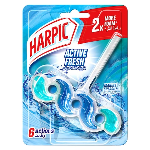 Harpic Toilet Block Active Fresh Marine Splash 35g