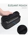 Green Lion Elegant Pouch Travel In Style, Luxurious, Top Grade Material, Waterproof And Quick-Dry interior And Coating, Shock Resistance To Fall Off, Multifunctional Storage With Multi Pockets - Black
