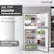 KROME 260L Double Door Top Mounted Refrigerator With Multi Air Flow System, No-Frost Cooling With Electronic Touch Temperature Control, Door Alarm, Big Twist Ice Maker, Silver - KR-RFF 260SM