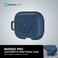 Amazing Thing Marsix Pro Leatherette case for AirPods Pro 2 2nd Generation/AirPods Pro with Lanyard - Blue