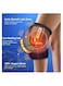 Knee Massager with Heat for Joint Pain Relief, Rechargeable Vibration Knee Brace Wrap, Warm Therapy for Arthritis, Meniscus Pain, and Cramps