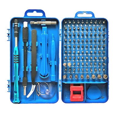 Generic-110-in-1 Professional Screwdriver Set Multi-function Electronics Repair Tool Kit for Mobile Phone/Tablet/PC and More