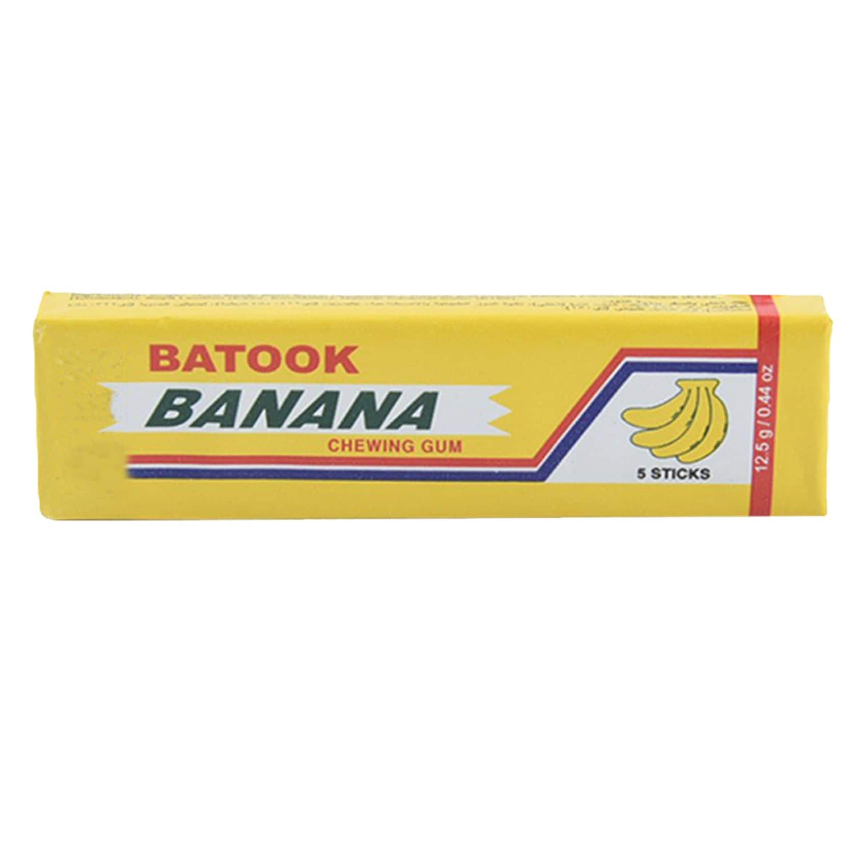 Buy Batook Banana Flavoured Chewing Gum, 12.5g Pack of 20 Online ...