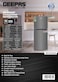 Geepas 180 L Double Door Total No-Frost Refrigerator- GRF2522SXN  Multi-Airflow with Faster and Deep Cooling  LED Interior Light and Unbreakable Glass Shelves,   Metallic Grey  2 Years Warranty
