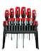18-Piece Screwdriver Set Black/Red/Silver
