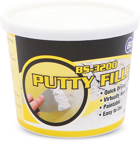 Bossil All-Purpose Putty, Putty Filler, Spackling For Drywall, Quick Drying, Designed For Interior And Exterior Home Use, Paintable, Permanent, Non-Shrinking, 500G