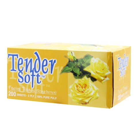 Tender Soft F.Tissue Box Rose 200&#39;S