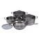 Carrefour Stainless Steel Cookware Set 7 PCS