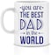 Goldedge You Are The Best Dad In The World Personalized Ceramic Sublimation Mug 11 Oz Fully Customized Coffee Mug