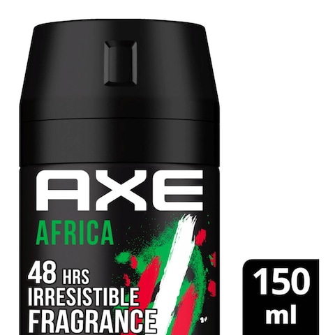 Axe Africa Geranium And Vanilla Deodorant Body Spray Clear 150ml