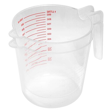 Uncle Bills Measuring Jug Clear 1L 2Pk