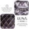 Luna Home Queen size 6 pieces bedding set without filler, rhombs design.