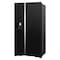 Hitachi 569L Net Capacity Side By Side Glass Refrigerator With dispenser Glass Black- RSX700GPUK0GBK