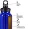 Aluminium Water Bottle WMB Traveller Dark Blue 1.5 L