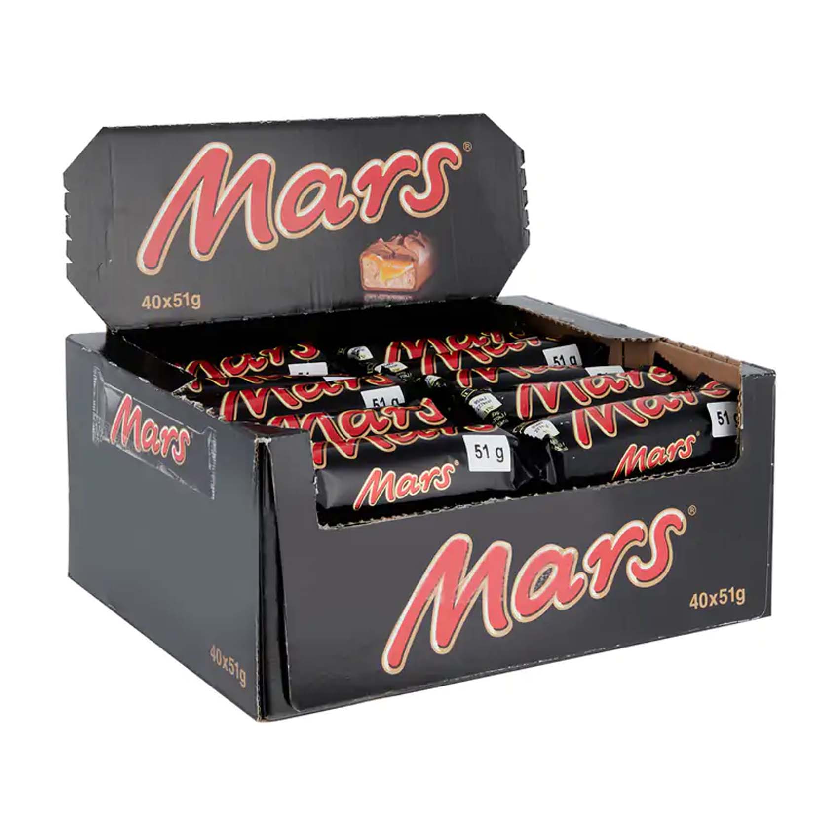 Mars Classic Chocolate Bar 51g x Pack of 40