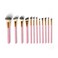 BH Cosmetics Pink Studded Elegance Brush Set 12 Pieces