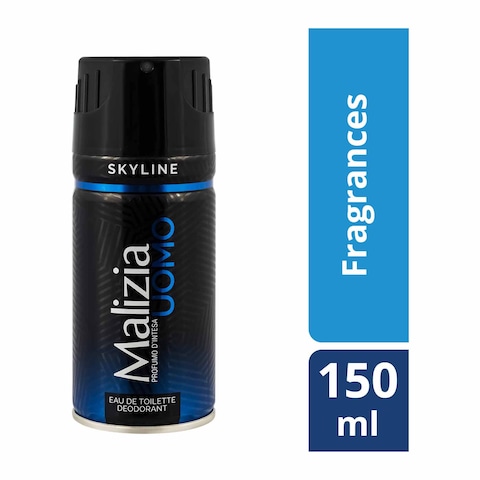 Malizia Uomo Sky Line Eau De Toilette Deodorant For Men - 150ml