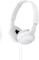 Sony Mdr-Zx110Ap Wired On-Ear Headphones With Tangle Free Cable, 3.5Mm Jack, Headset With Mic For Phone Calls, White