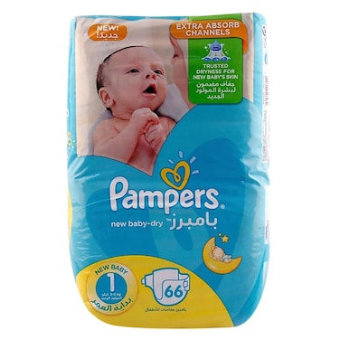 Pampers Newborn Diaper Jumbo Size 1 66 Count 25 Kg