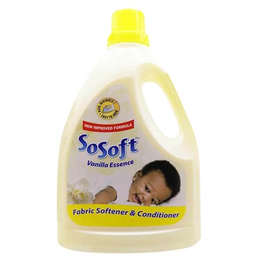 SoSoft Tender Vanilla Essence Fabric Softener And Conditioner 2.5L