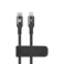 سلك شاحن موماكسType-C إلى ايفون قماشي بطول 1.2 م - اسود