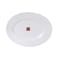 COK Opal Titan Oval Glass Platter White 36cm