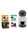 De'Longhi Nescaf&eacute; Dolce Gusto Mini Me Single Serve Capsule Coffee Machine Starter Kit, Including coffee capsules EDG155.BG black/grey
