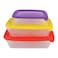 ماي تشويس طقم حافظة طعام - 3 قطع