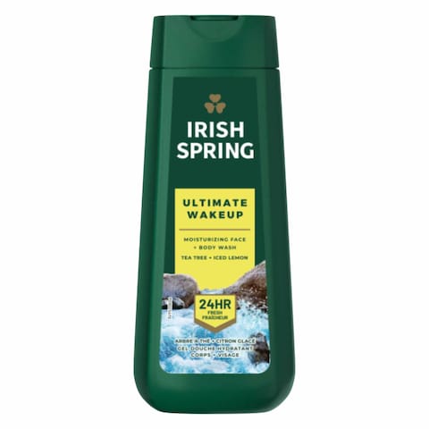 IRISH SPRING FACE+BWASH WAKEUP532ML