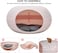 Cat bed for small pets and kittens, Comfortable and durable plastic donut cat bed with Removable cushion and Non-slip bottom, Semi-closed waterproof pet bed 50 cm (Pink)
